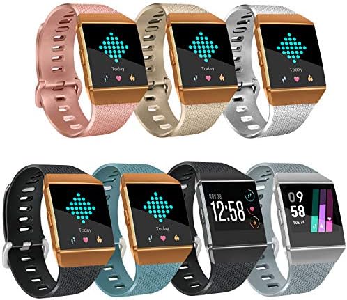 Tobfit Bright Designed Bands Compatible with Ionic Bands, Soft TPU Sport Arm Wristband Accessories for Women Men