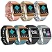 Tobfit Compatible with Fitbit Ionic Bands, Soft TPU Sport Arm Wristband Accessories for Women Men, Small
