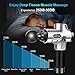 HOPOSO Deep Tissue Muscle Massage Gun for Athletes,Handheld Quiet Massage Gun Electric Drill Back Percussion Massager,30 Speed Levels with 6 Massage Heads for Relief Soreness and Stiffness