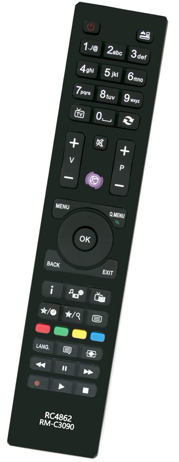 ALLIMITY RM-C3090 Remote Control Replacement for JVC 4K UHD TV LT-24V47JH LT-24VH30K LT-32V3010 LT-32V4201 LT-32VH30K LT-24V44JH LT-24VH42J LT-32V4200 LT-32V48JH LT-40V3000
