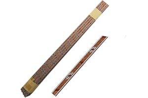 HUATOOL 20PCS Guitar back panel center decoration line Guitar Binding Inlay Body Project Purfling Strip Guitar parts Solid wood DIY guitar material 570 * 5 * 1mm (20pcsG0884G9004)
