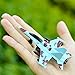 EXERCISE N PLAY Airplane Toys Set, Die Cast Metal Toy Airplanes Set of 4, Pull Back Model Airplanes Gift for Kid Over 3 Years, Friction Powered Design (Military Planes and Jets)