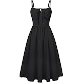 Belle Poque Summer Dress for Women 2026 Sleeveless Sundress Elegant Spaghetti Strap A-line Flowy Wedding Guest Dresses