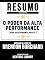 Livro O Poder Da Alta Performance (High Performance Habits) - Baseado No Livro De Brendon Burchard