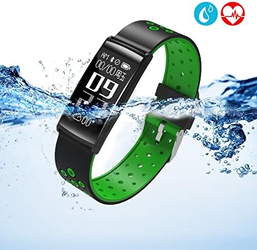 LEKANG Fitness Tracker, Activity Tracker with Wrist-Based Heart Rate Monitor, Water Resistant Smart Band with Step Tracker Sleep Monitor Calorie Counter Notification Alerts (green)