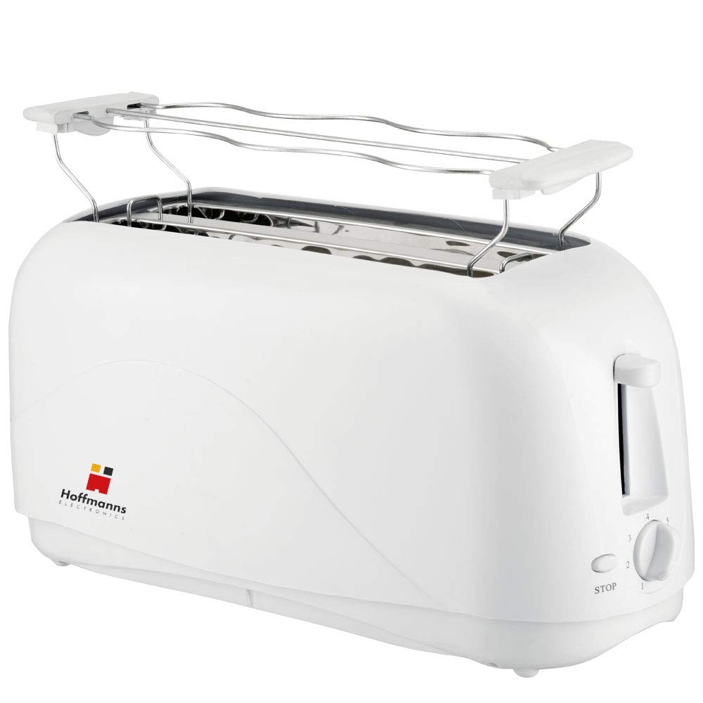 FRX 4ScheibenLangschlitzToaster Weiß Cool Touch 1300W Cool Touch