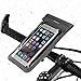 Waterproof Bike Mount Holder, Getron Universal Bicycle Mobile Phone Waterproof Pouch Holster Case for Cell Phone Up to 6 Inches Display, Supports iOS Android Windows Smartphone - Gray