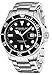 Stuhrling Original Men's 417.02 Aquadiver Regatta Espora Analog Swiss Quartz Silver Stainless Steel Watch