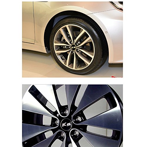 Car Rims Wheel Center Caps Covers Emblem (Set of 4) (K5 Logo) - Thumbnail 2