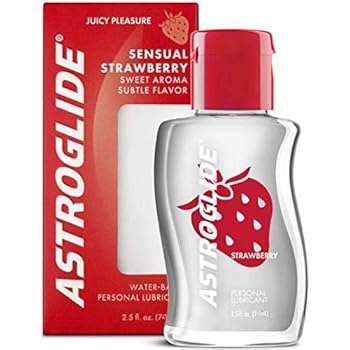 Astroglide Strawberry Liquid, Water Based Personal Lubricant, 2.5 Fl Oz