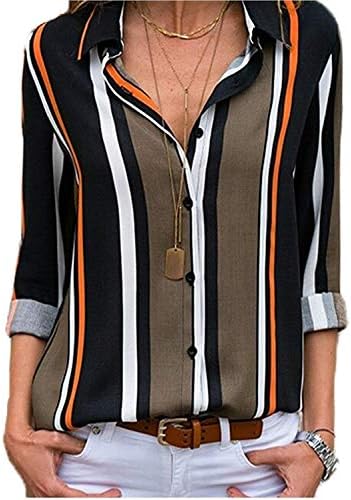 Sleeve Tops V Neck Casual Work Blouses 