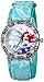 Disney Kids' W001189 "Time Teacher" Ariel Watch With Printed Blue Nylon Band