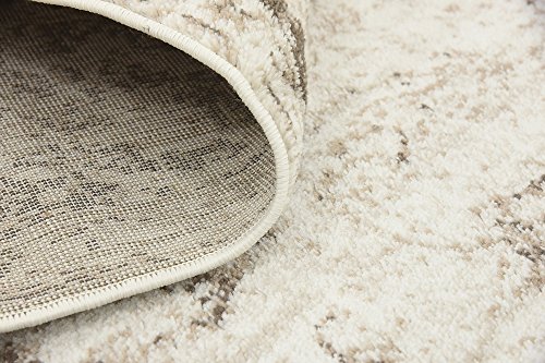 Unique Loom Sofia Collection Beige 8 x 10 Area Rug (8' x 10')