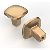 KNOKLOCK 10 Pack Champagne Bronze Cabinet Knobs, Kitchen Knobs | Heavy-Duty Solid Zinc, Screws Included, Easy to Install, Durability, Good Scratch Resistance, for Drawers Dressers
