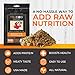 Halo Freeze Dried Raw Dog Food Topper, Beef Recipe, 100% Protein Source, For Natural Energy, Real Meat Topper, 3.5 Oz Pouch