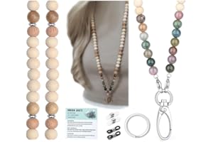 SAM & LORI Lanyards for Id Badges Lanyards for Cruise Ship Cards Teacher Lanyard Women Cute With Id Holder Keychain Lanyard Beaded Keychain Lanyard Personalized Lanyard String