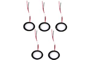 BOLSEN TECH Bolsen 5PCS 20/25mm Ultrasonic Mist Maker Fogger Ceramics Discs with Wire & Sealing (25MM with Wire)