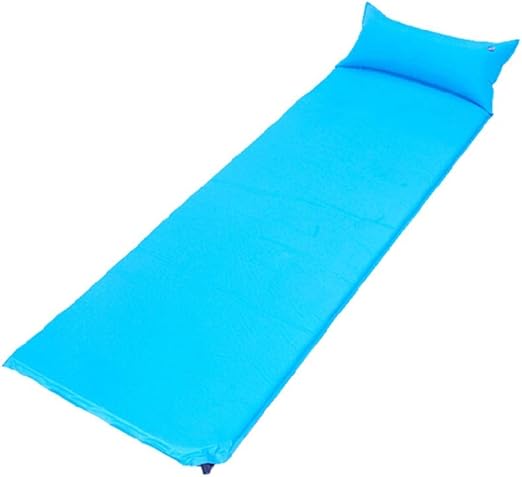 blue camping mat
