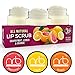 NRB Beauty Revival Lip Scrub 3 Piece Set - All Natural Sugar Based - Exfoliating & Moisturizes Chapped Dry Lips - 0.5 oz Each - Made In The USA - Citrus