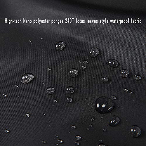 Tianwang Skynet Rain Suit Jacket & Trouser Suit Raincoat Unisex Outdoor Waterproof Anti-storm (4XL, black) - Thumbnail 2