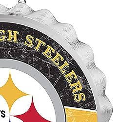 FOCO Pittsburgh Steelers NFL Metal Distressed