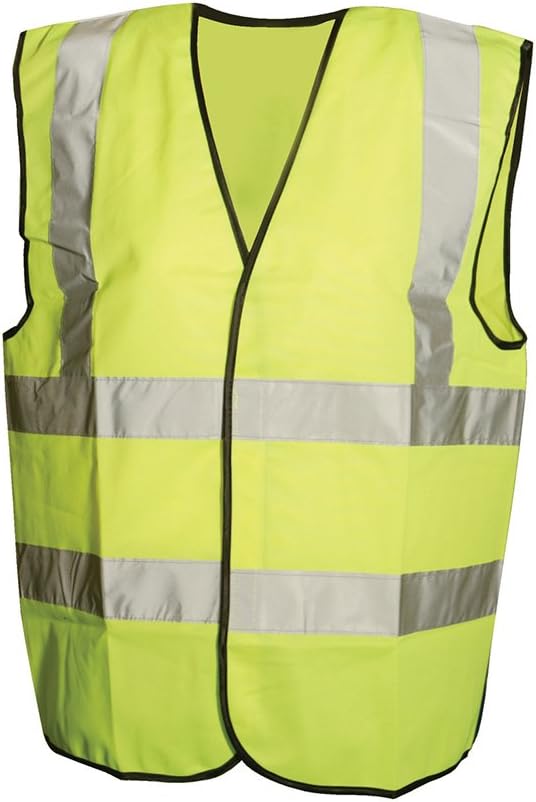 Silverline 633561 Hi-Vis Waistcoat Class 2 XL 116-124cm (46-49"), Multicolored, XXL