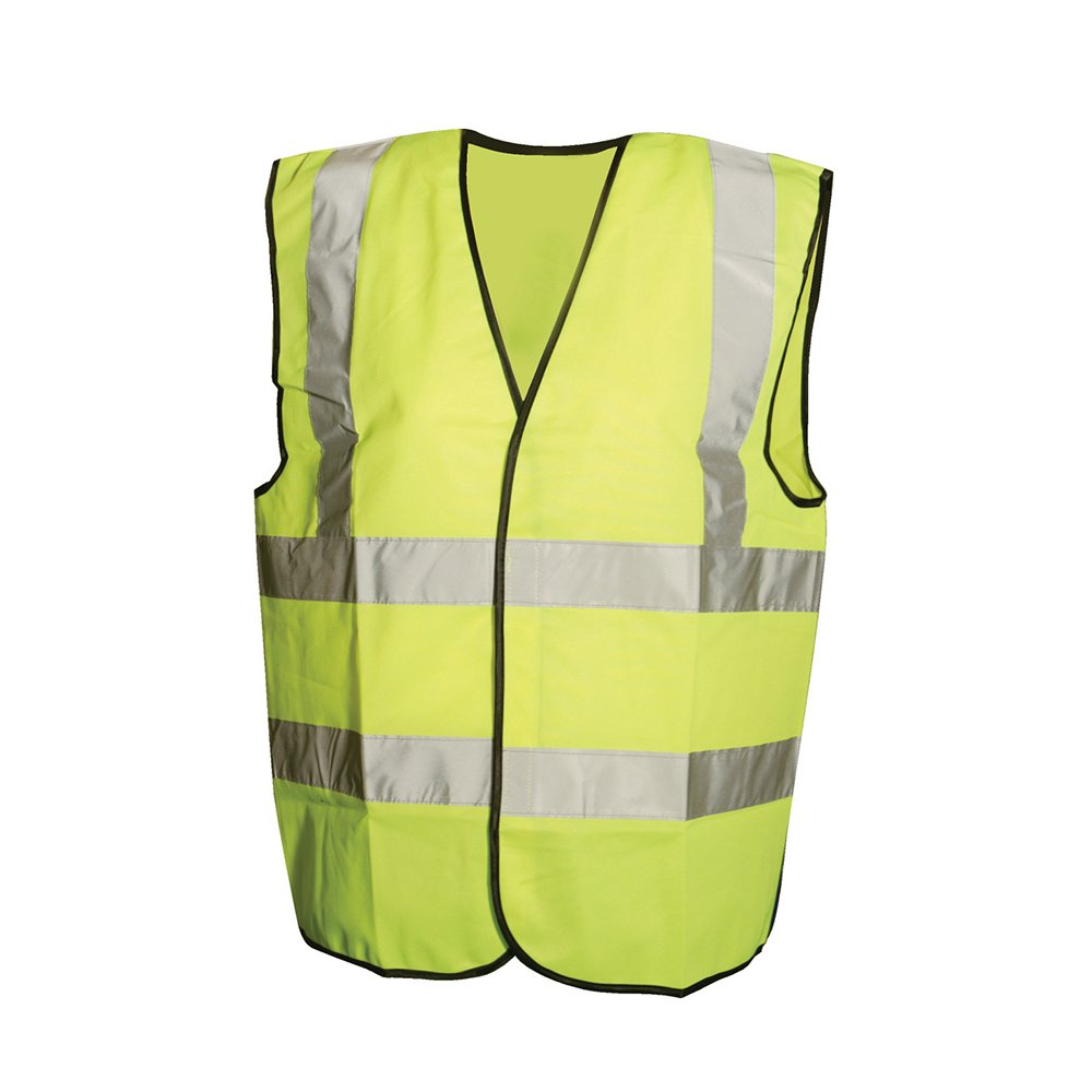 Silverline 633561 Hi-Vis Waistcoat Class 2 XL 116-124cm (46-49")