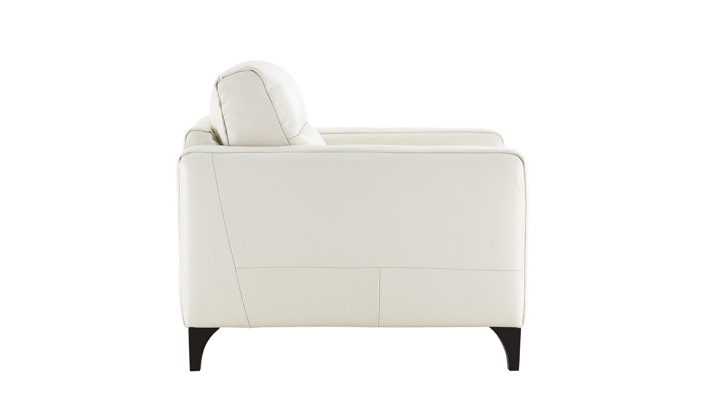 Natuzzi Editions Isacco Cream Leather Stationary Chair Buy