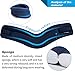 VELPEAU Neck Brace for Neck Pain and Support -Soft Cervical Collar for Sleeping in Bed, Snoozing, Sleeping Upright, Anti-Snoring, Sleep Apnea for Women & Men(Blue, Comfort Version, S: 10.5-11.5