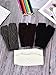 Tatuo 4 Pairs Women's Crochet Fingerless Gloves Knit Arm Warmers Sleeves Rhombus Gloves Thumb Hole Mittens (black, dark gray, white, coffee)