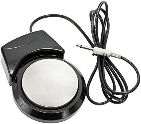 Stainless Steel Round Foot Pedal with Cord