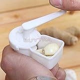 zjskin CONVENIENT Kitchen Tool Garlic Cutter Shredder Ginger Driven Handle Presser