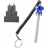 BuRuiJi Universal Magnetic Weight Stack Pin with Pull Rope - Gym Pin for Weight Stack Machines | Commercial &amp; Home Gym Accessories | Replacement Weight Pins for Strength Training Equipment