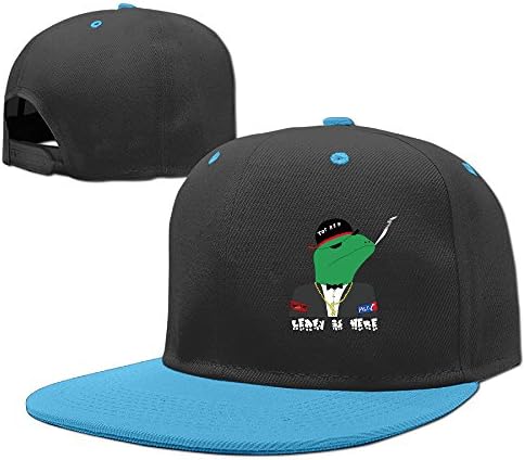 Cute Leafy Is Here Smoke Frog Cap Hip-hop Baseball Hat Girls Snapback RoyalBlue