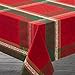 Benson Mills Holiday Legacy Yarn Dyed Jacquard Fabric Table Cloth, Holiday, Winter, and Christmas Tablecloth (Holiday Legacy, 60