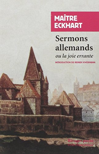 Maître Eckhart ou la joie errante by Reiner Schürmann