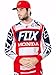 Fox Racing 180 Honda Men's Off-Road Motorcycle Jerseys - Red/White/Large
