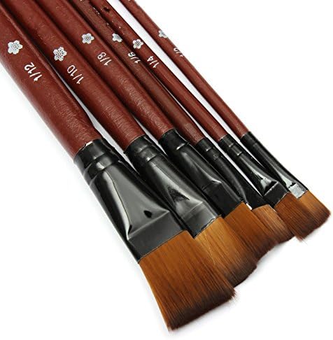 acrylic paint brushes 6pcs/lot Best Price Best Promotion Nylon Acrylic Watercolor Drawing Painting Brush Set Pen For Artist Student School Supplies artist paint brushes