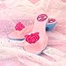 Princess Dress Up Set 4 Pairs of Shoes + Fashion Jewelry Accessories Little Girl Role Play Fashion Beauty Gift Set for Girls Ages 3-10 (4 Pairs Slippers and Jewelry Set)