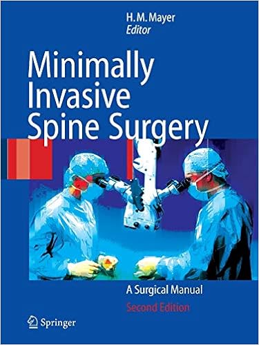 Minimally Invasive Spine Surgery A Surgical Manual 9783642059711 Medicine Health Science Books Amazon Com