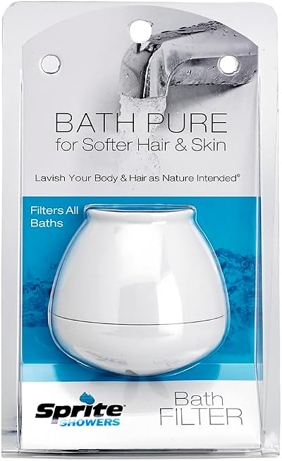 Sprite BB-WH Ball Bath Filter White - Reduces Chlorine Sediment Odor