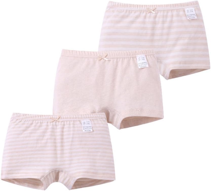 Baby Girls Underwear 3 Pack Organic Cotton Toddler Undies Kids Short Briefs Children Underpants