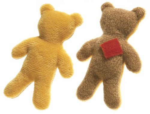 West Paw Design Teddy Squeak Toy for Dogs, Papaya