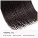 Sedittyhair Brazilian Human Hair 3 Bundles (16 18 20 Total 300g) 8A Grade 100% Unprocessed Straight Virgin Human Hair Double Weft Weave Brazilian Bundles Natural Black Color