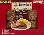 Jimmy dean fully cooked maple pork sausage patties - 8 ct (077900194795)