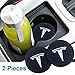monochef Auto Sport 2.75 Inch Diameter Oval Tough Car Logo Vehicle Travel Auto Cup Holder Insert Coaster Can 2 Pcs Pack Fit Tesla Accessory