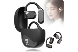 NOGCAW 2025 New AI Translating Ear Buds, Upgrade 3 in 1 Bluetooth Language Translator Earbuds in Real Time, 144 Languages Play Music Bluetooth Over-Ear for Travel Business Learning (Black)