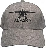 Alaska Steel Grey Bush Pilot Hat Ball Cap