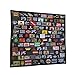 Schnappy Tactical Military Combat Morale Patch Holder Display Board Hook & Loop Patch Panel,43.3