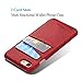 XRPow iPhone 6S Plus Card Case, iPhone 6 Plus Case, Wallet Phone Case Leather Slim Back Case Cover Slim Leather Back Case with Credit Card Holder